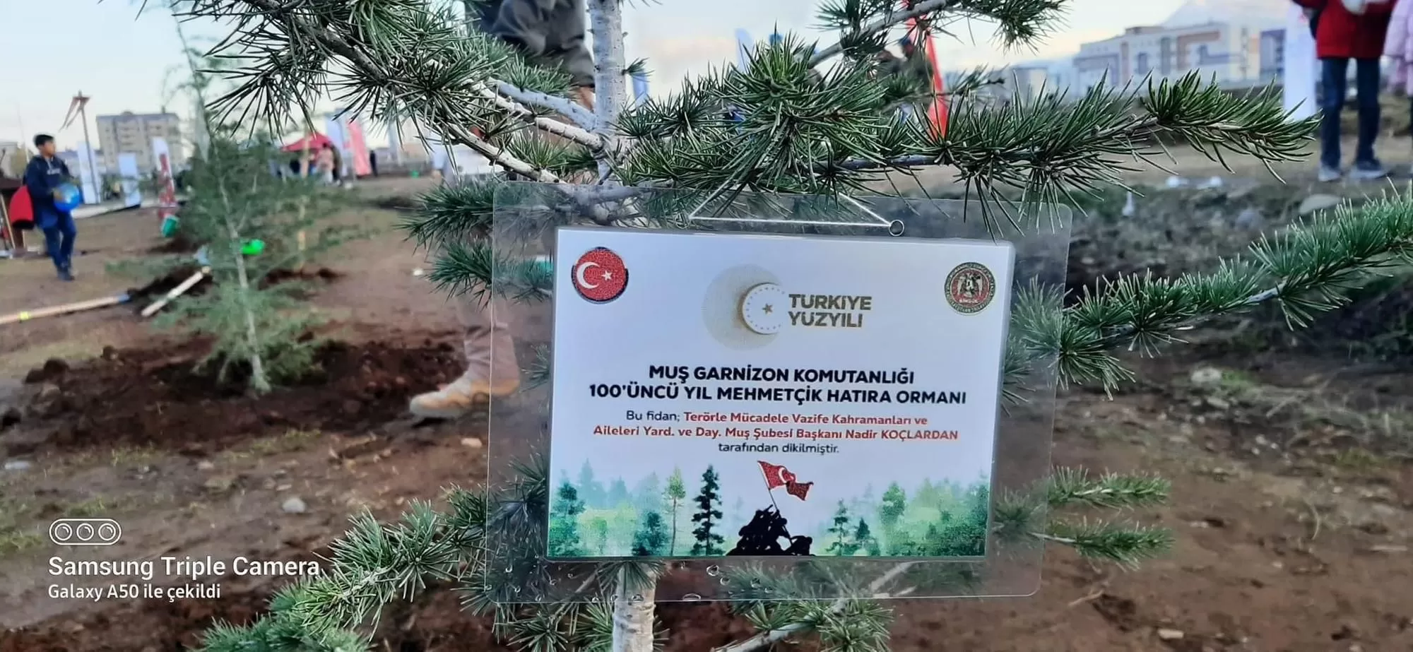 MUŞ ŞUBEMİZ FİDAN DİKİM PROGRAMINDA